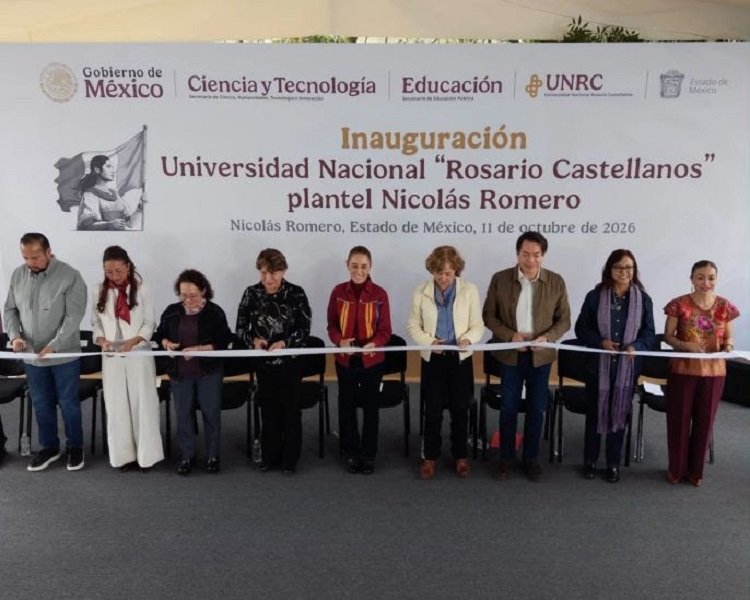 ”La Educación Cierra La Puerta a La Delincuencia”: en Edomex, Presidenta Claudia Sheinbaum Inaugura Universidad Nacional Rosario Castellanos Unidad Académica Nicolás Romero en Beneficio de 800 Jóvenes