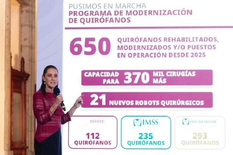 Llevamos Dos Años Trabajando Intensamente, El Objetivo Es Tener El Mejor Sistema de Salud; Se Tienen 34 Hospitales Nuevos: Presidenta Claudia Sheinbaum