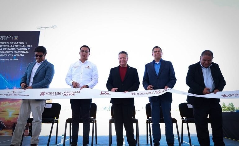 Menchaca Salazar entrega nuevo Centro de Datos y Remodelación del Aeropuerto de Pachuca