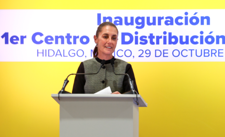 Presidenta Claudia Sheinbaum Inaugura El Primer Centro de Distribución Robótico de Mercado Libre en Hidalgo Como Parte del Plan México
